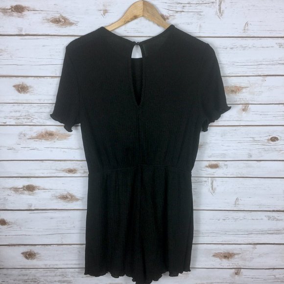 Black MakeMeChic High Waist Romper - Picture 11 of 11